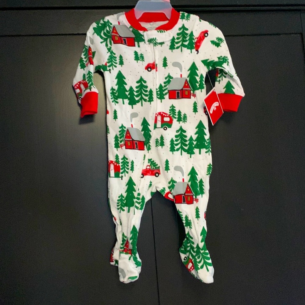 Unisex holiday sleep onsie